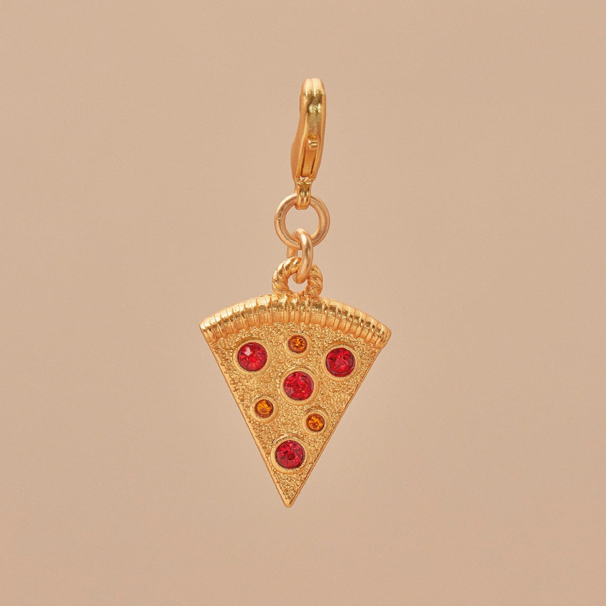 Vintage 18K Gold Plated Stainless Steel Airplane Pendant Charm Bar PVD