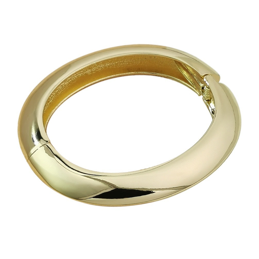 Fashion Geometric Teardrop Hollow Wrap Alloy Plated Cuff Bracelet and Ring Set