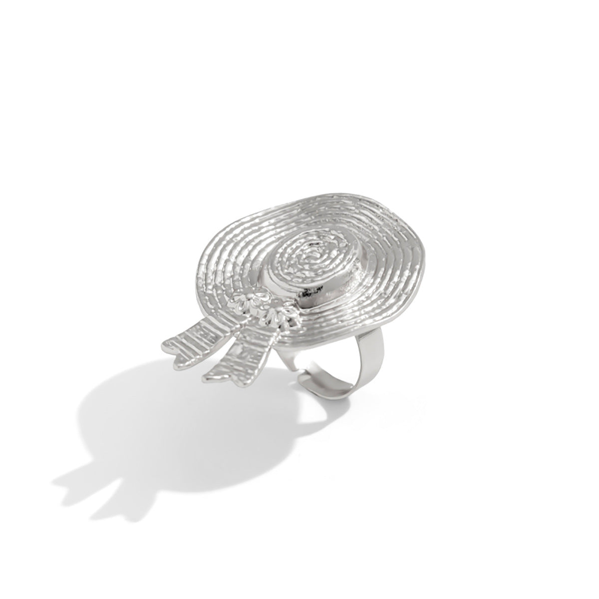 Unique Geometric Pearl-Style Statement Knuckle Ring with Plated Finish for Women