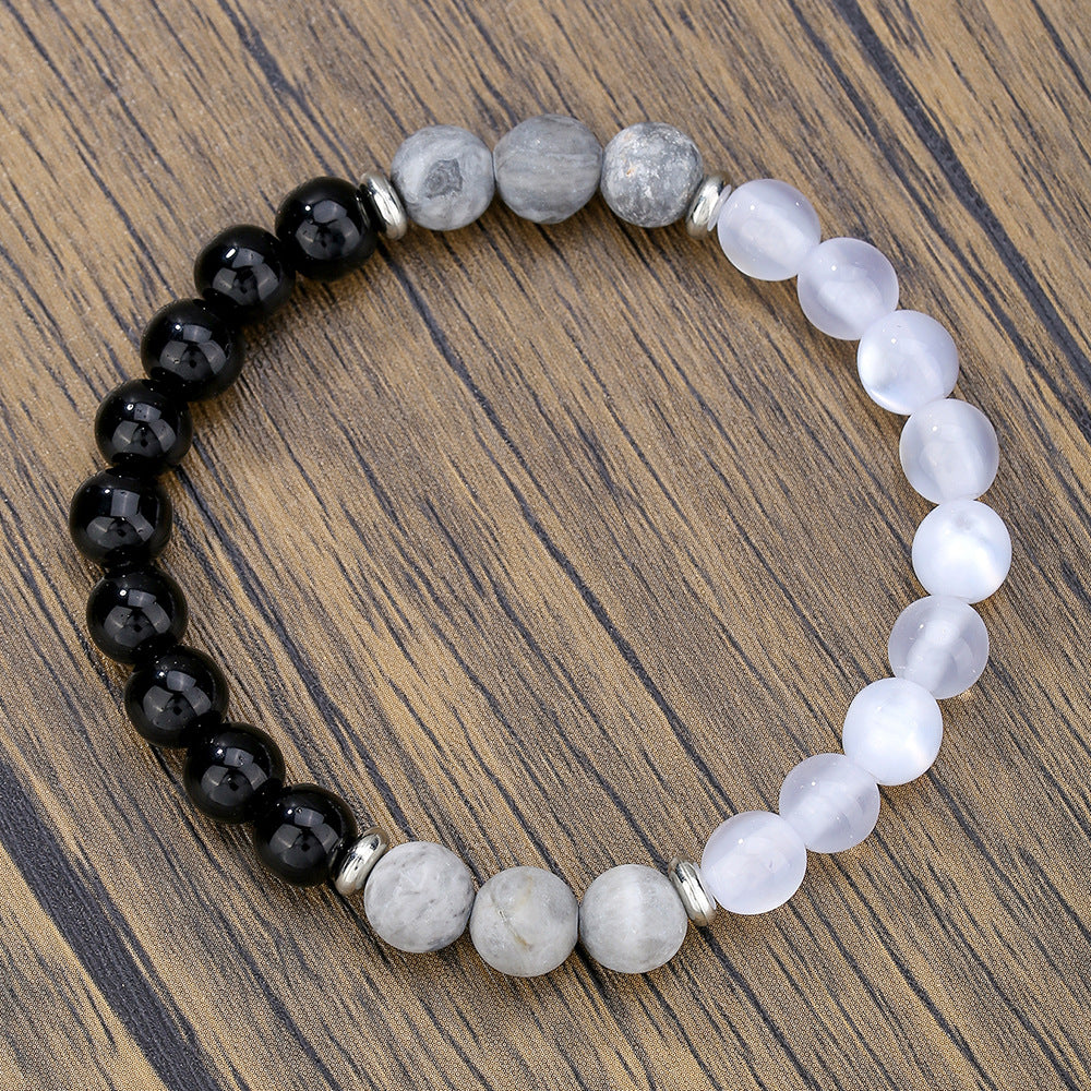 Bohemian Vintage Geometric Handmade Gemstone Bracelet Unisex