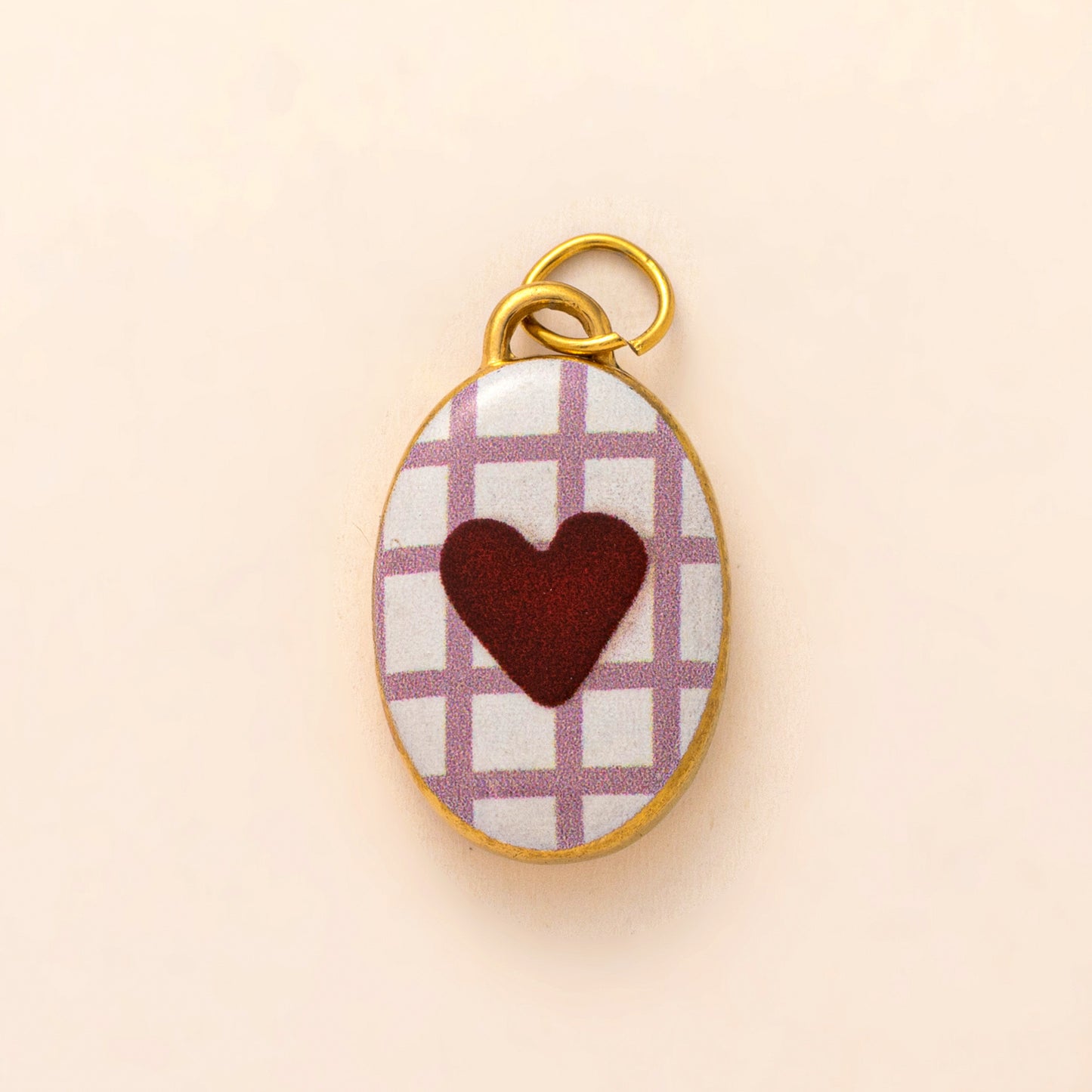Fashion Stainless Steel Drip Oil Plated Necklace with Bow Flower Strawberry Heart and Pear Charms