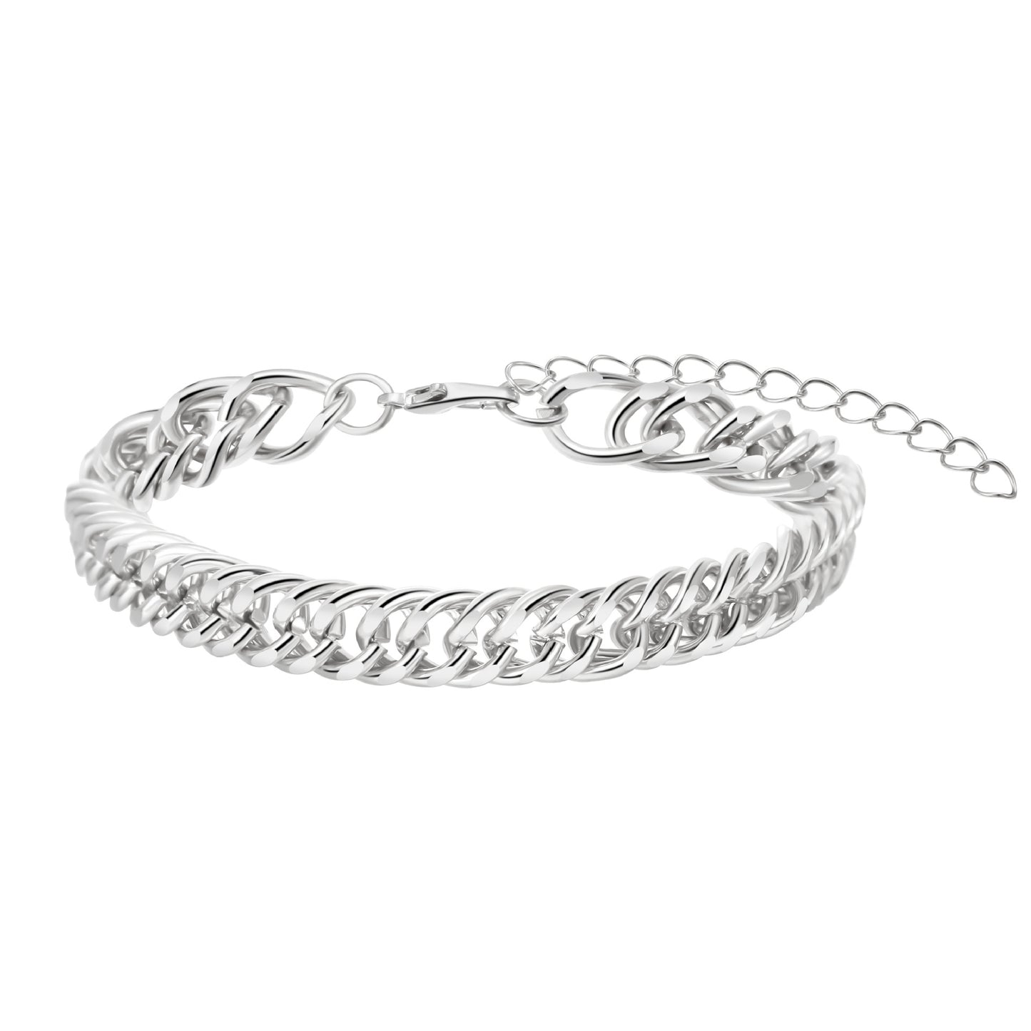 Minimalist Elegant Geometric Alloy Plated Bracelet for Women