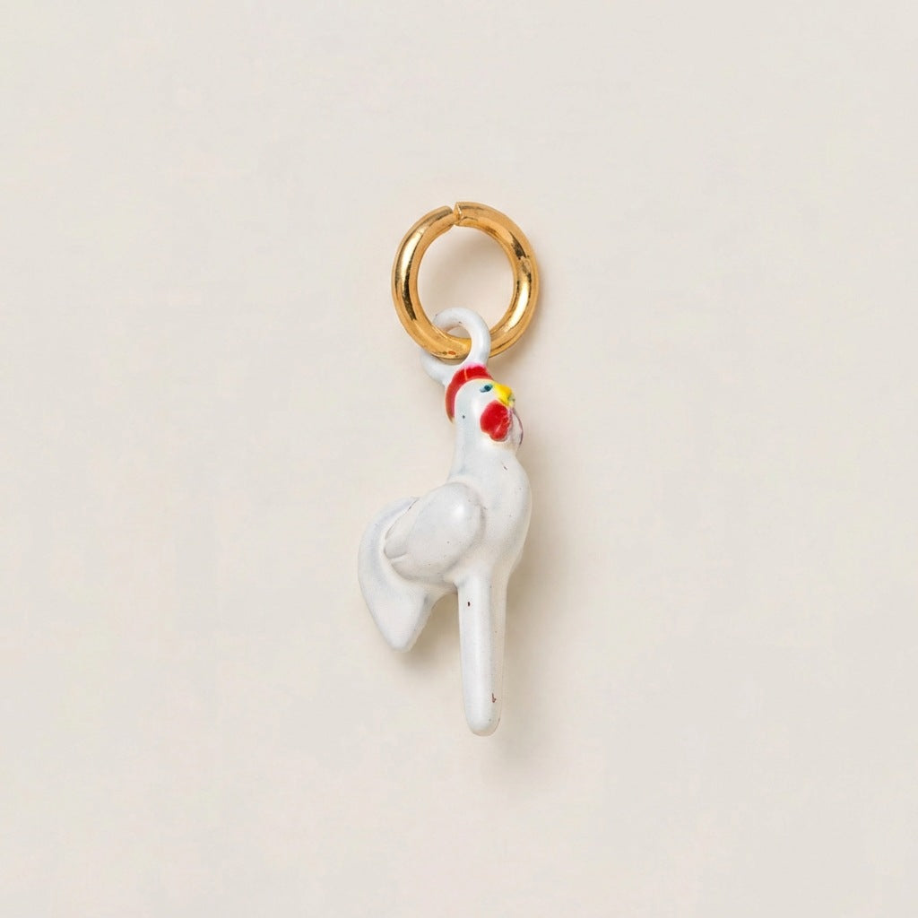 Luxury Plated Brass Animal Charm Bar Necklace