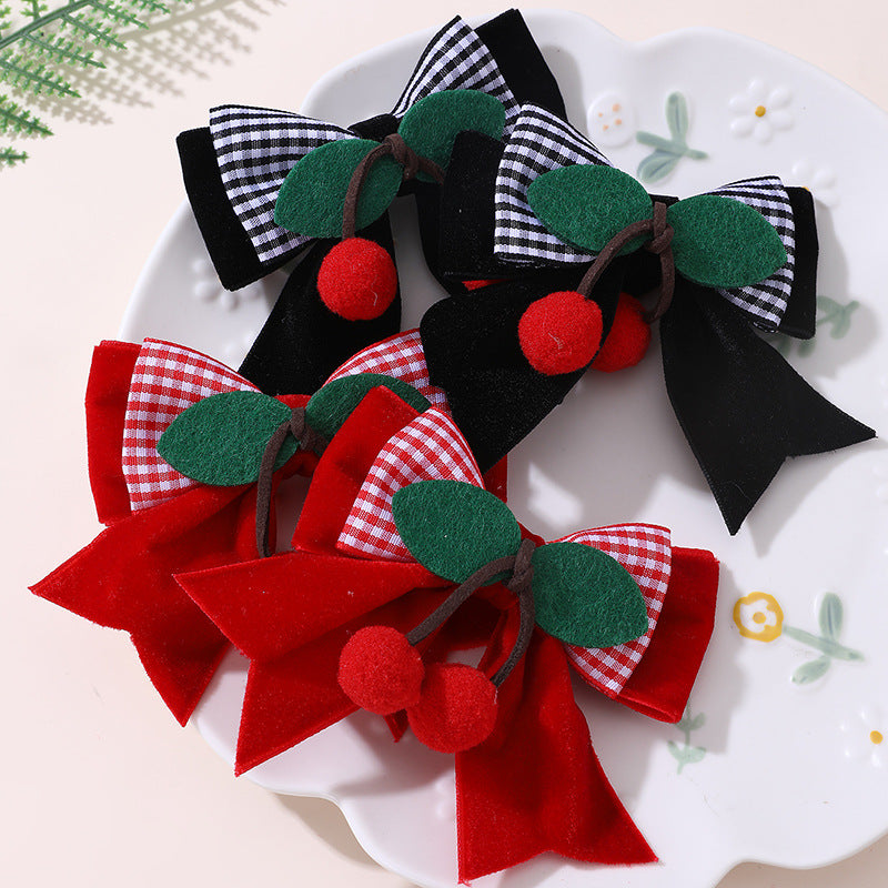 Horquilla en forma de lazo de estilo natural para niñas, hecha de tul con detalles fruncidos y de malla, para niñas de 3 a 10 años