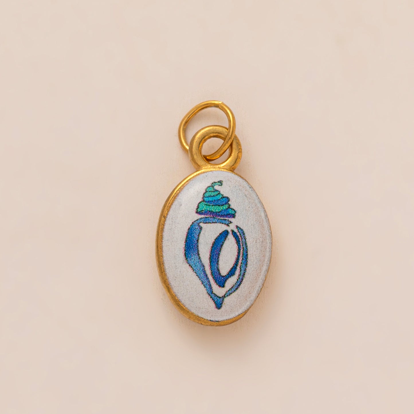 18K Gold Plated Titanium Steel Fruit Plant Jade Pendant Necklace DIY Charm Bar Unisex Corn Chain