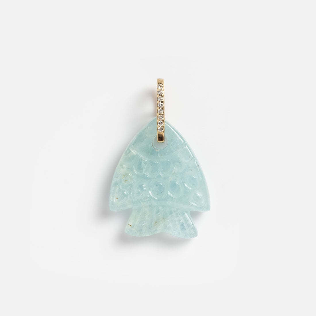 Minimalista Cuore Colorato Pesce Ottone Placcato Ciondolo Charm Barra