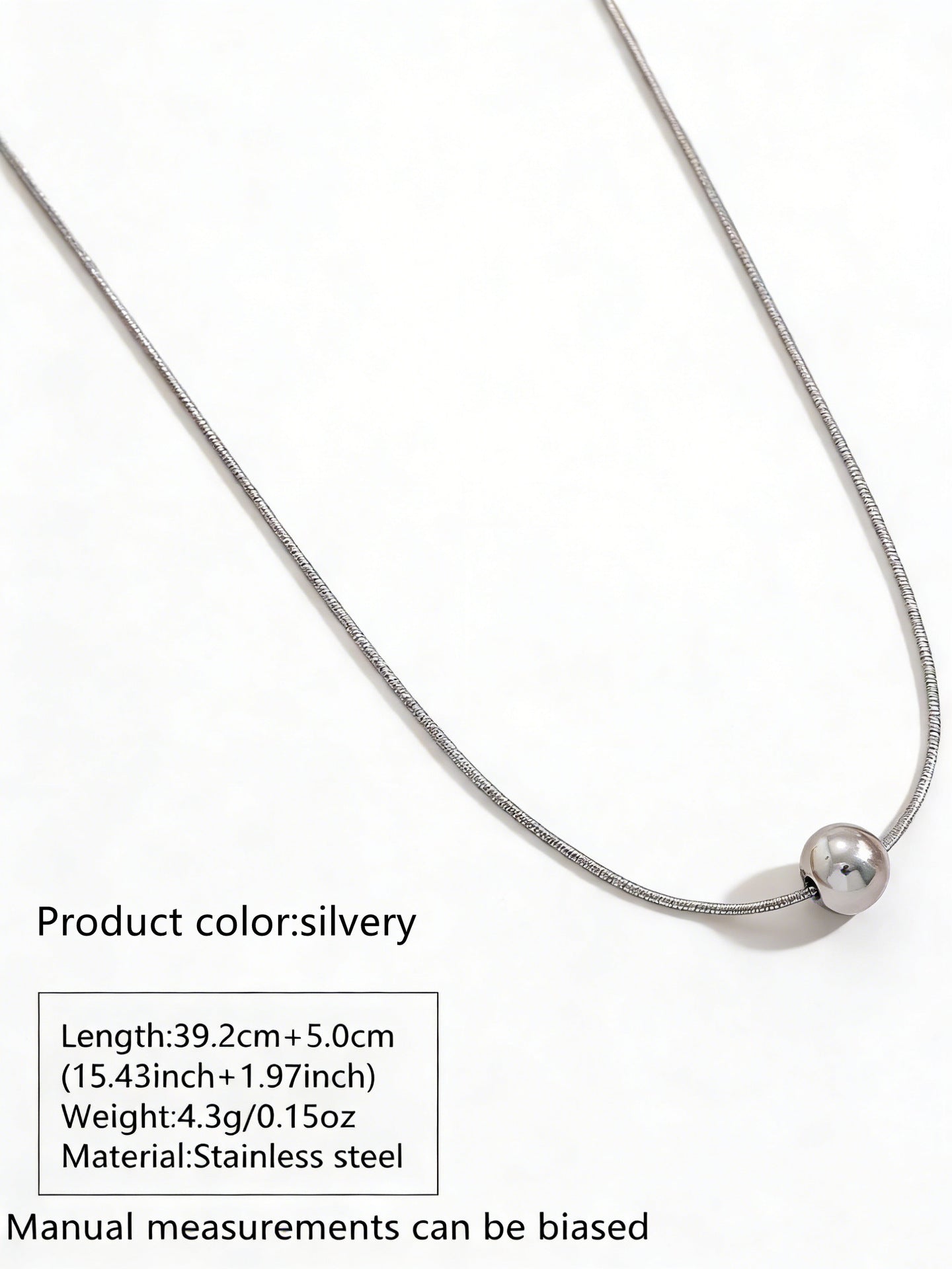 Elegante collana a maglie a serpente in acciaio inossidabile placcato oro 18K con motivo geometrico rotondo