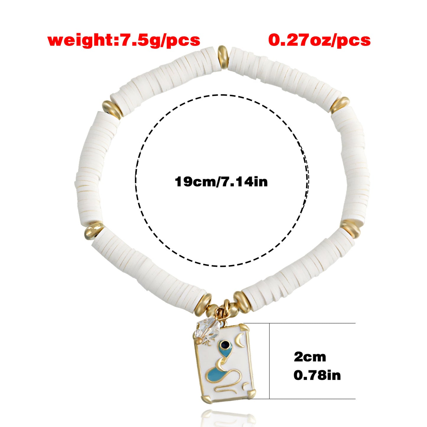Bohemian Style Geometric Shape Alloy Bracelet Set with Plated Finish for Women