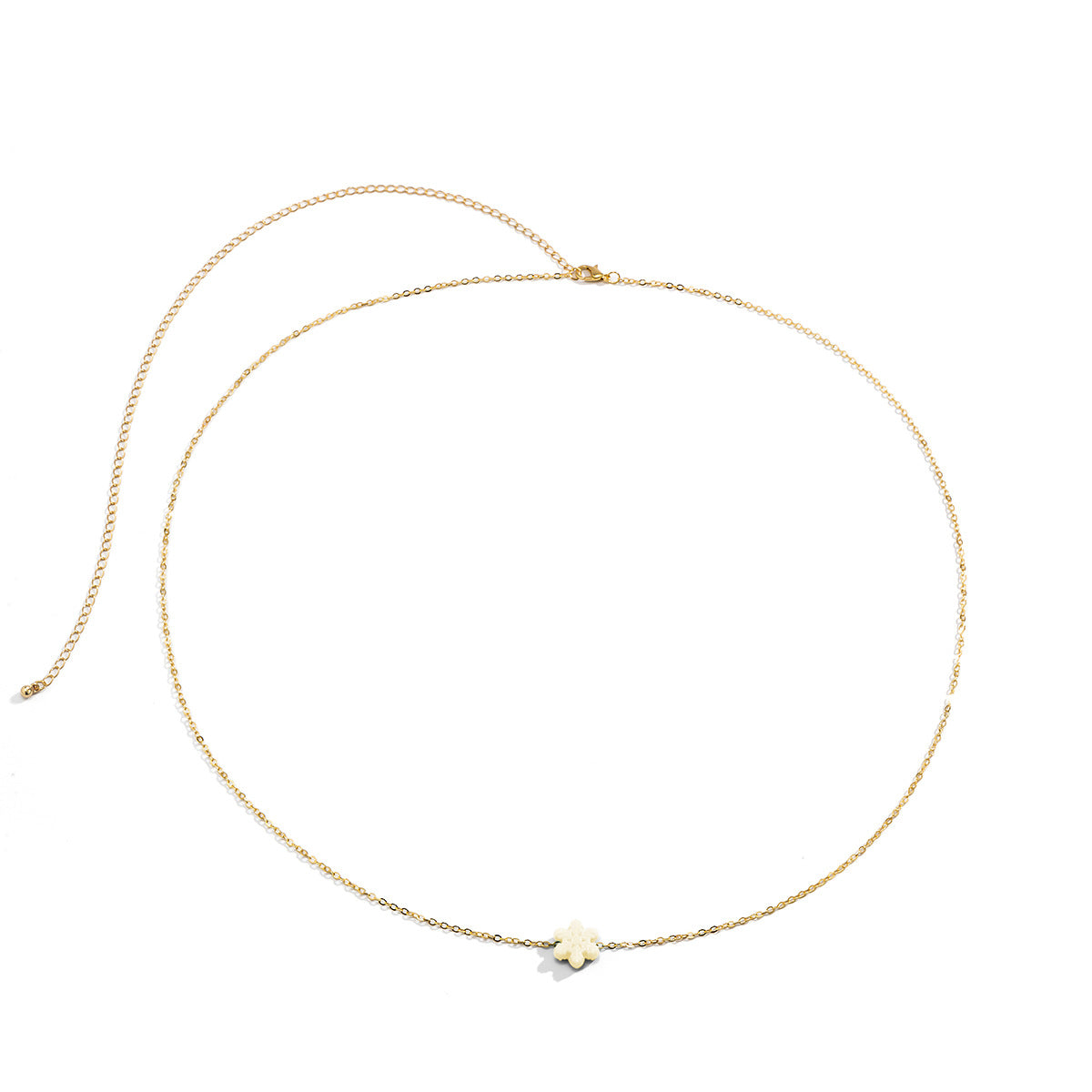 Minimalist Star Acrylic Plated Body Chain for Women