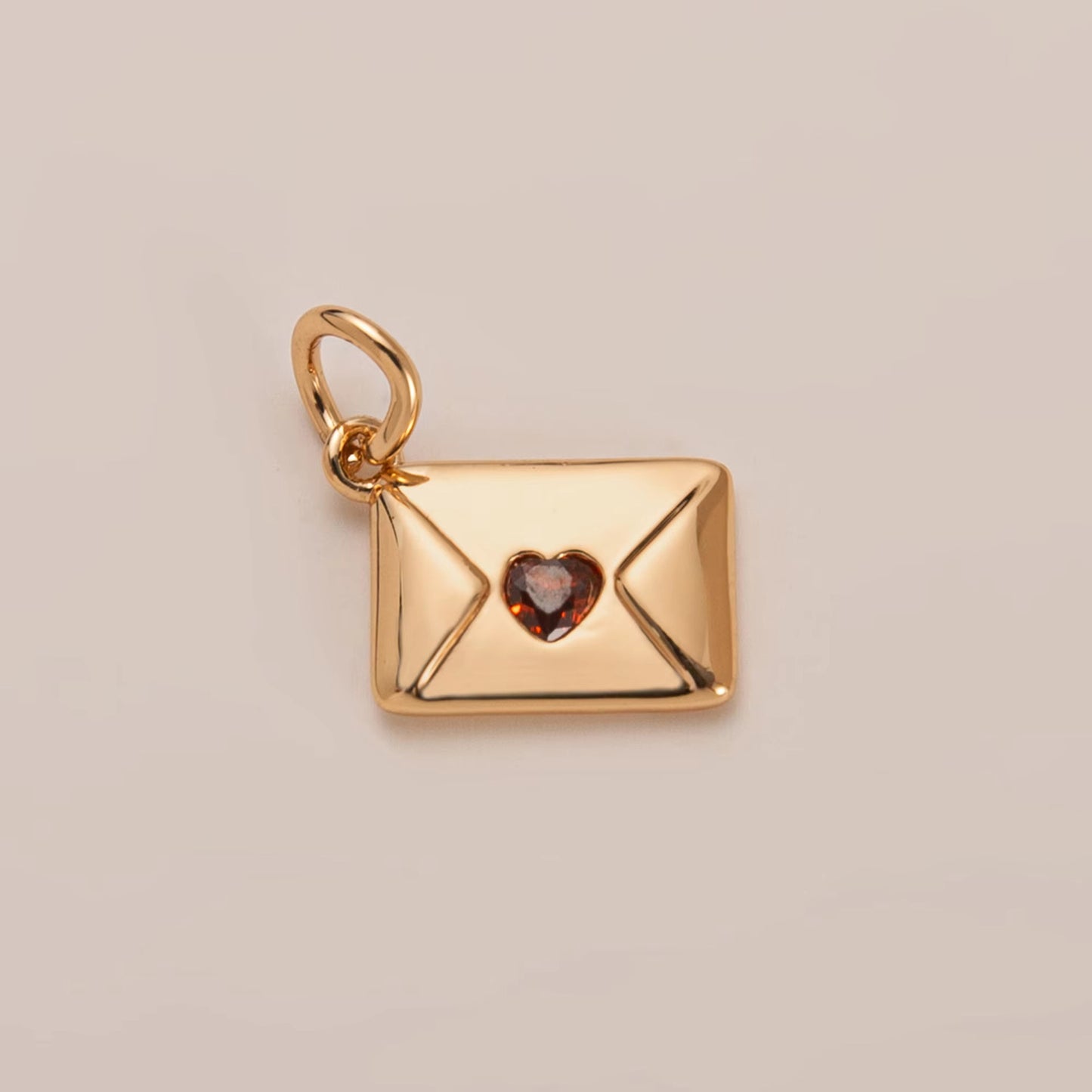 Minimalist Floral Pattern Brass PVD Plated Charm Bar