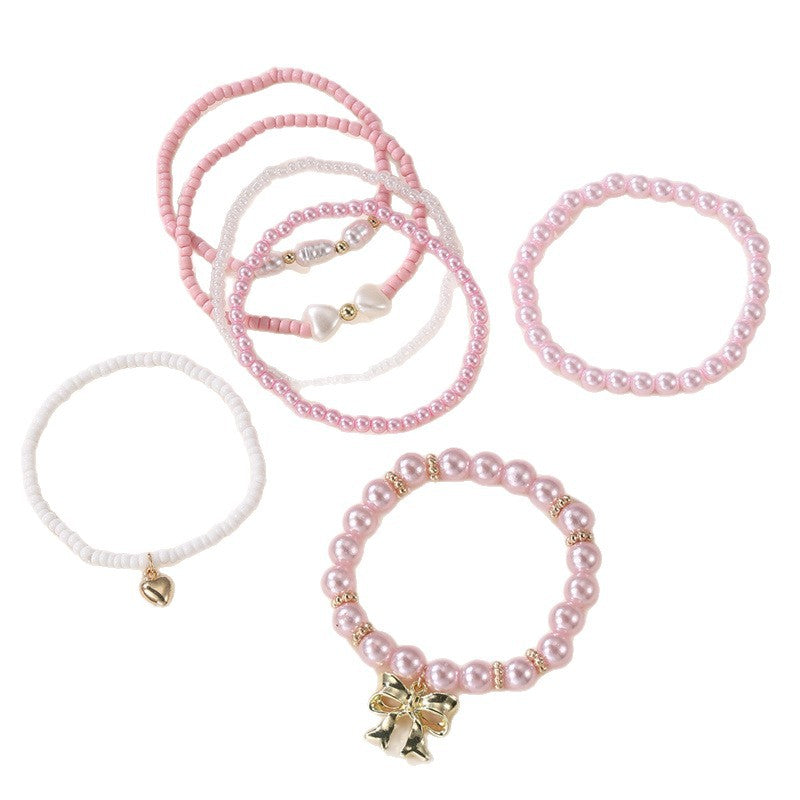 Pulsera infantil con forma de estrella bohemia en tema de océano azul con material de resina y artesanía hecha a mano