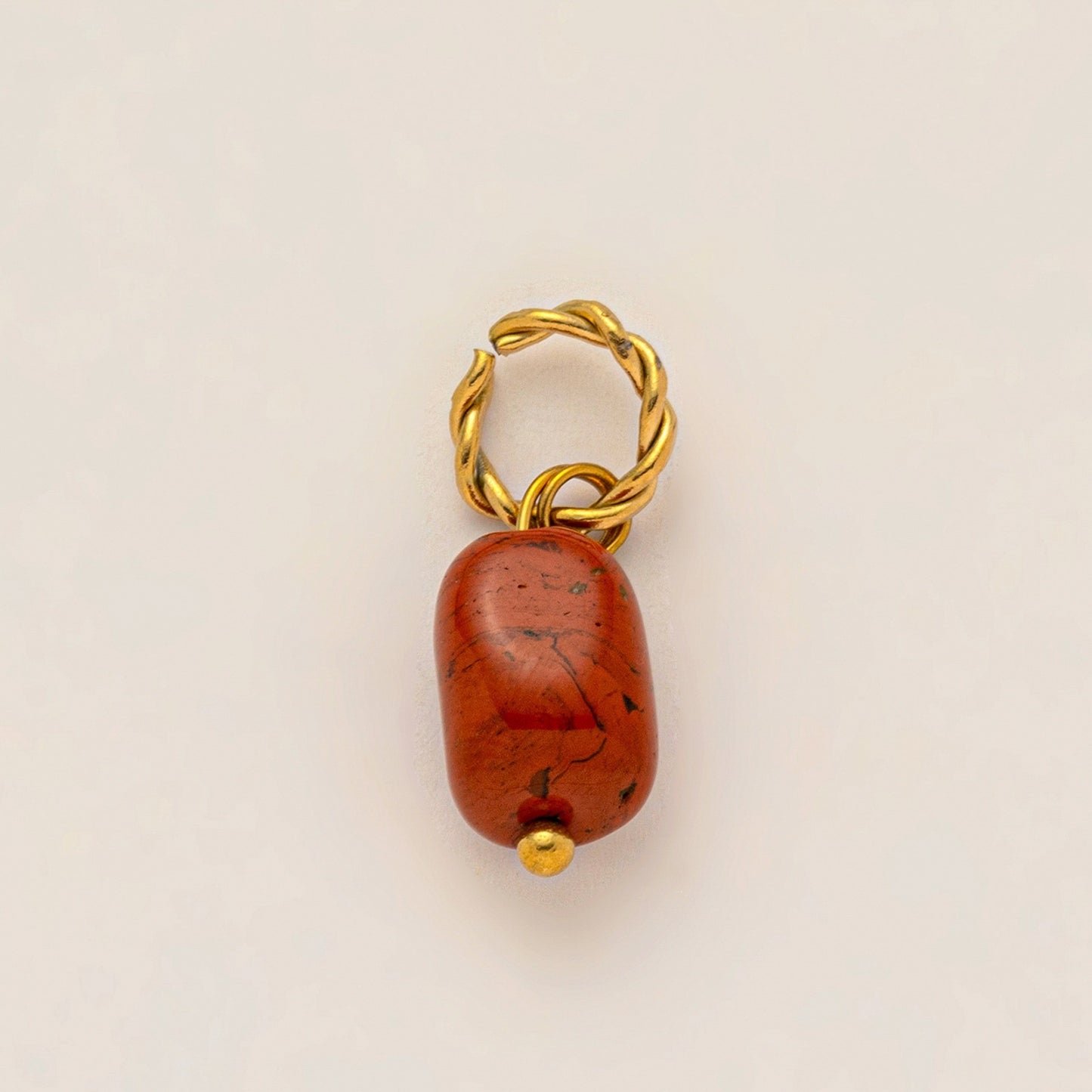 Sweet 18K Gold Plated Brass Floral DIY Charm Bar Bag Pendant Keychain
