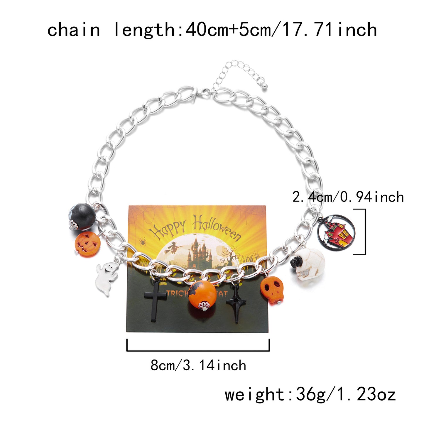 Collana pendente geometrica da donna stile gotico vintage scuro con perline di cristallo e dettagli fatti a mano
