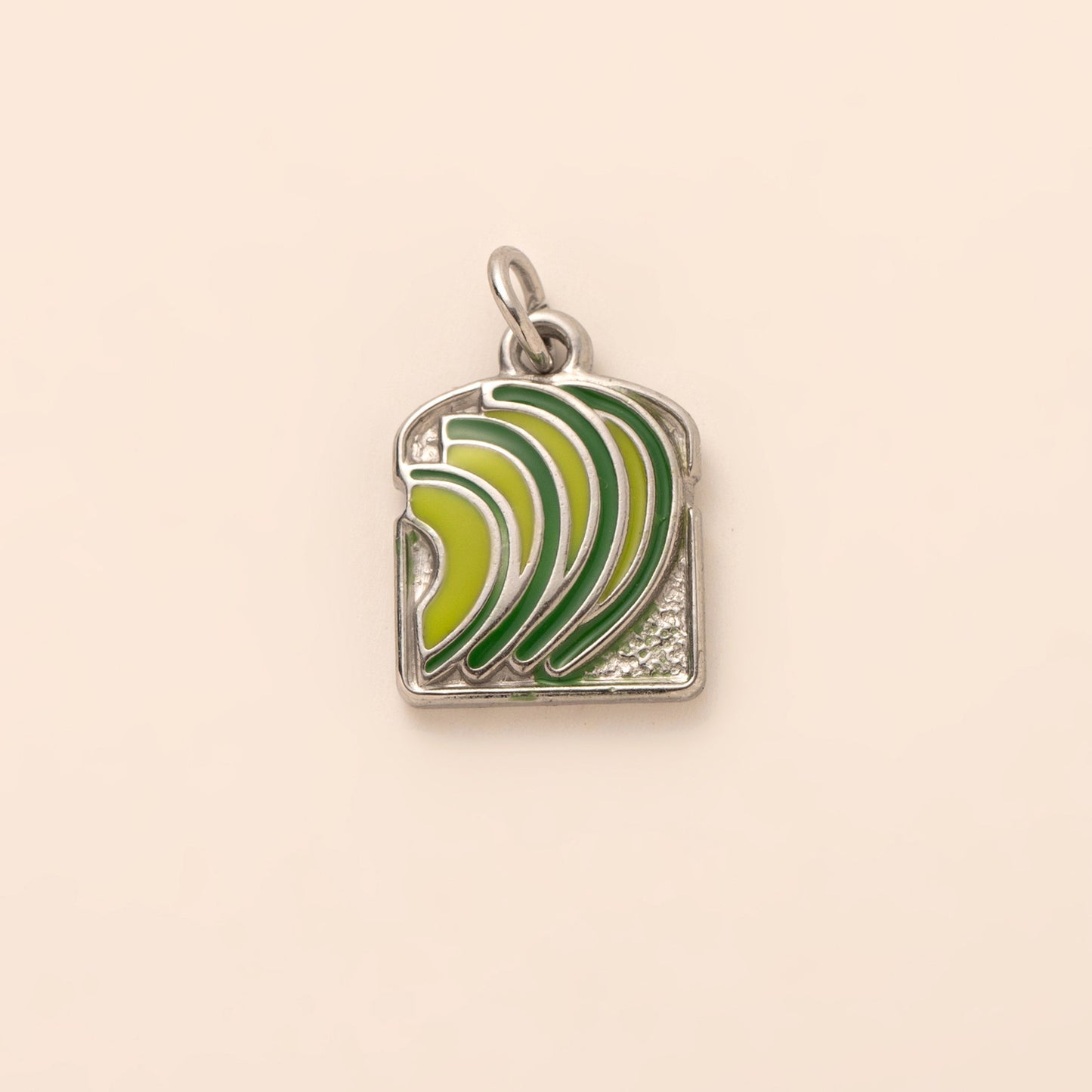 Collana con ciondoli della serie Food vintage in acciaio inossidabile placcato oro PVD