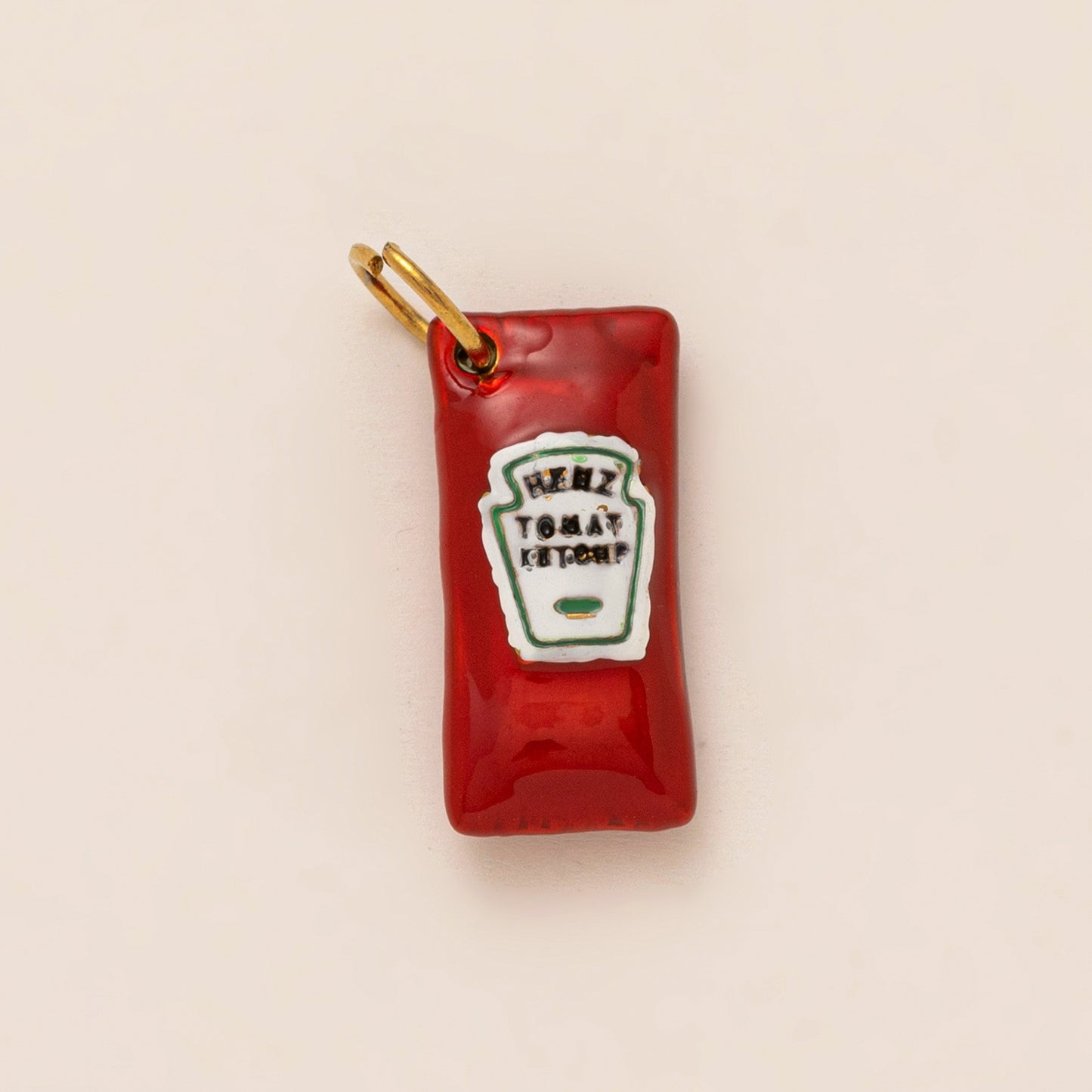 Vintage 18K Gold Plated Stainless Steel Fruit Charm Bar PVD Coated DIY Accessories