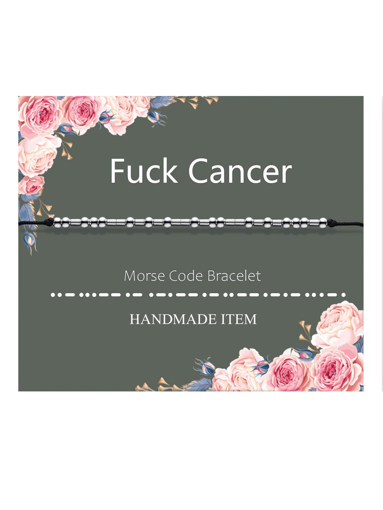 Minimalist Morse Code Hand-woven Stainless Steel Adjustable Bracelet