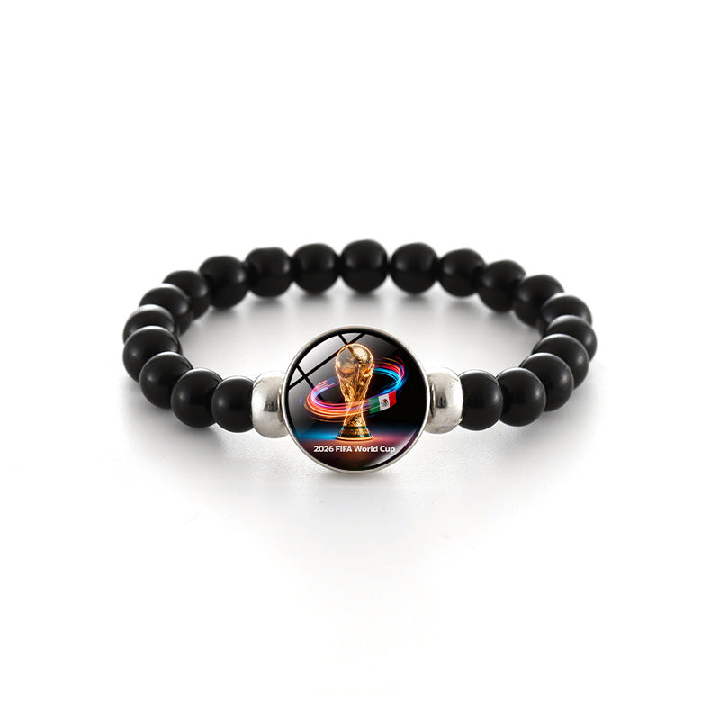 Bracciale in Perline di Cristallo Geometrico Unisex