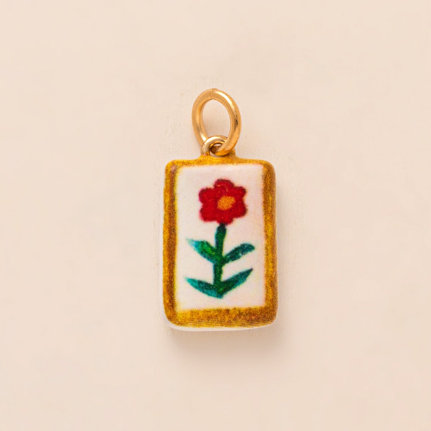 Fashion Plated Brass Floral Heart Letter Fruit Charm Bar DIY Accessories