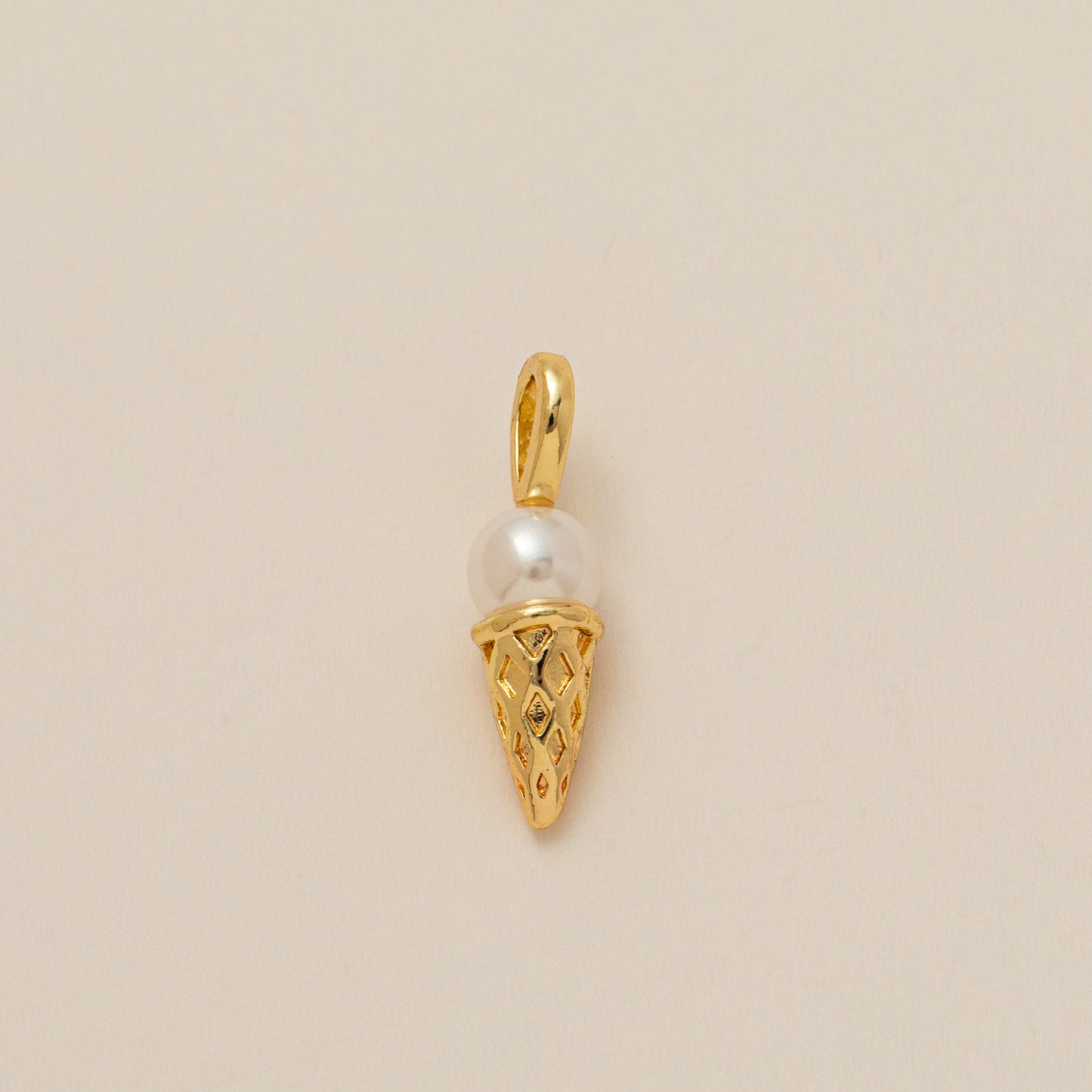 Minimalist Square Geometric Brass Charm Bar with Cubic Zirconia Inlay for Women