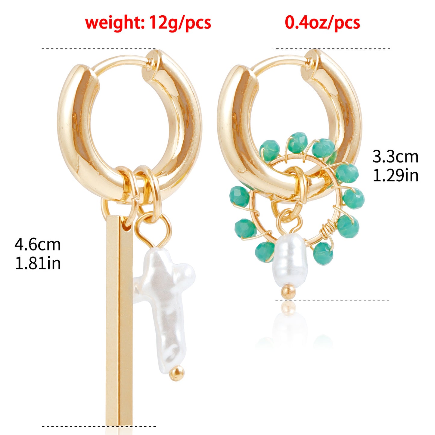 Geometric Woven Crystal Hoop Earrings for Women with Plated Finish Minimalist Fashion Accessory