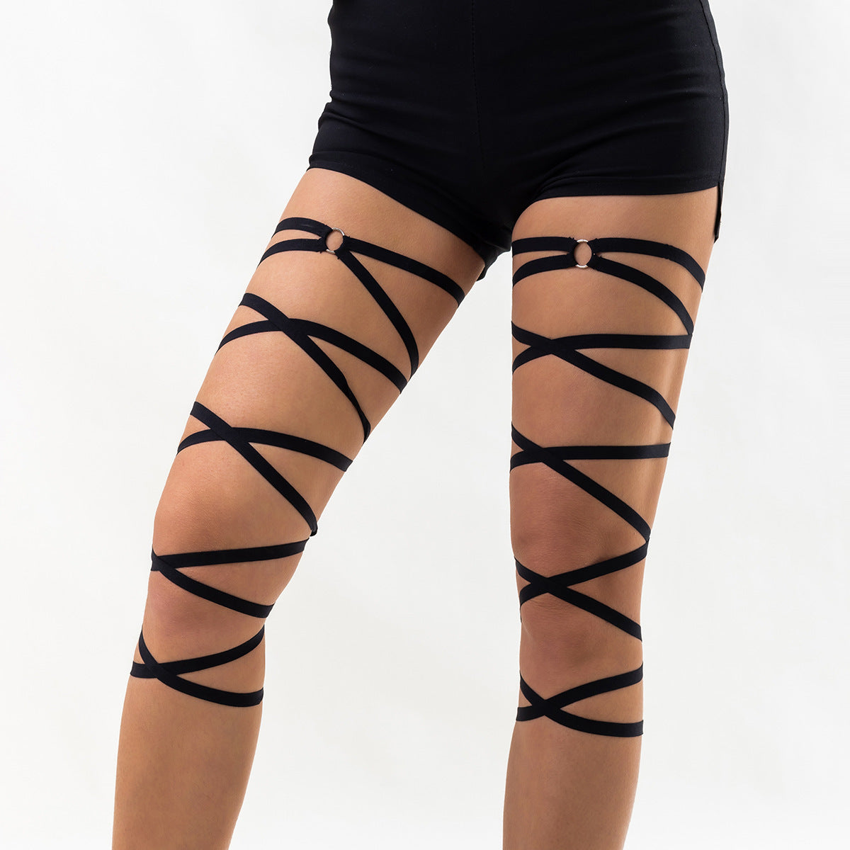 Sweet Streetwear Geometric Alloy Leg Chain for Women
