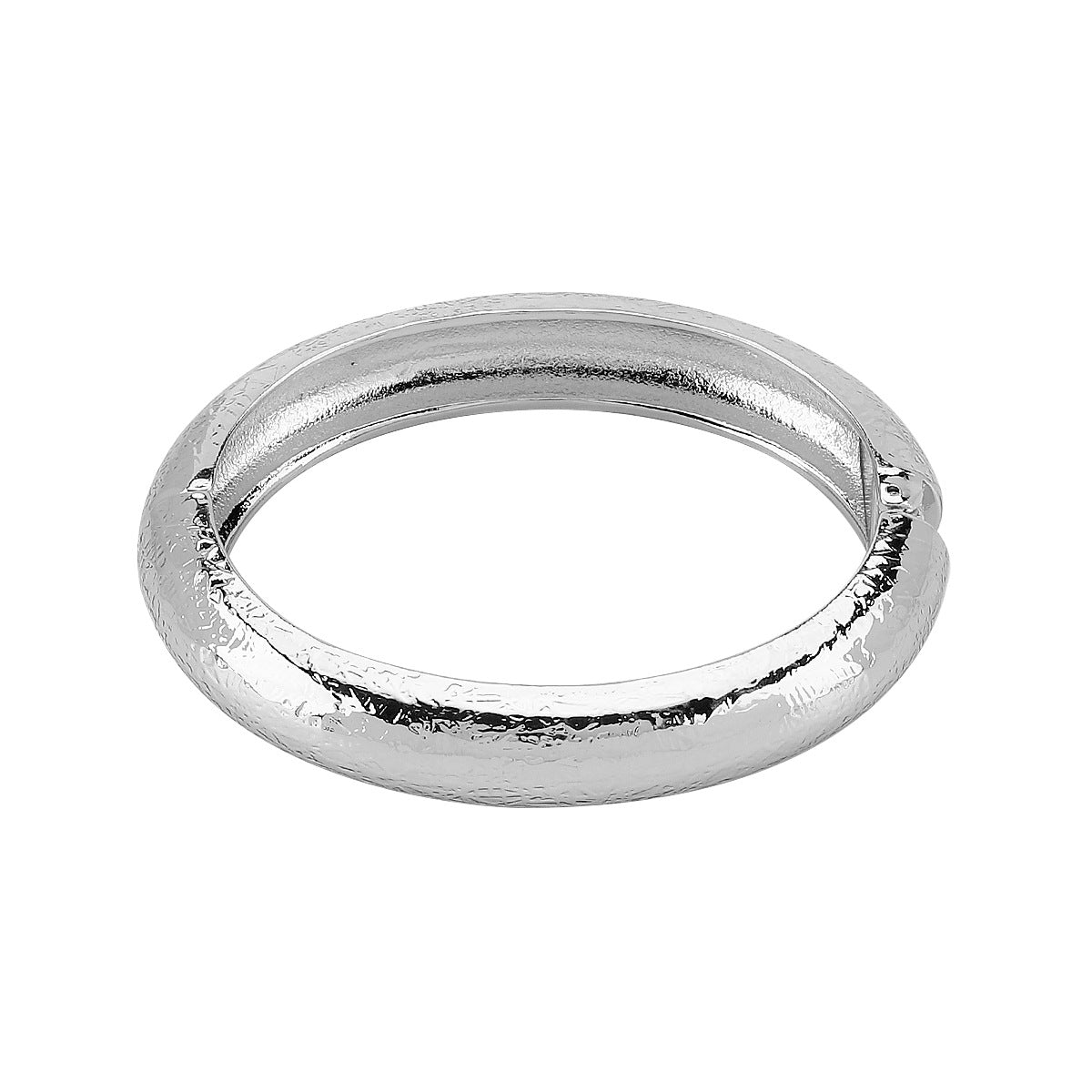 Pulsera geométrica minimalista de aleación para mujer con acabado chapado