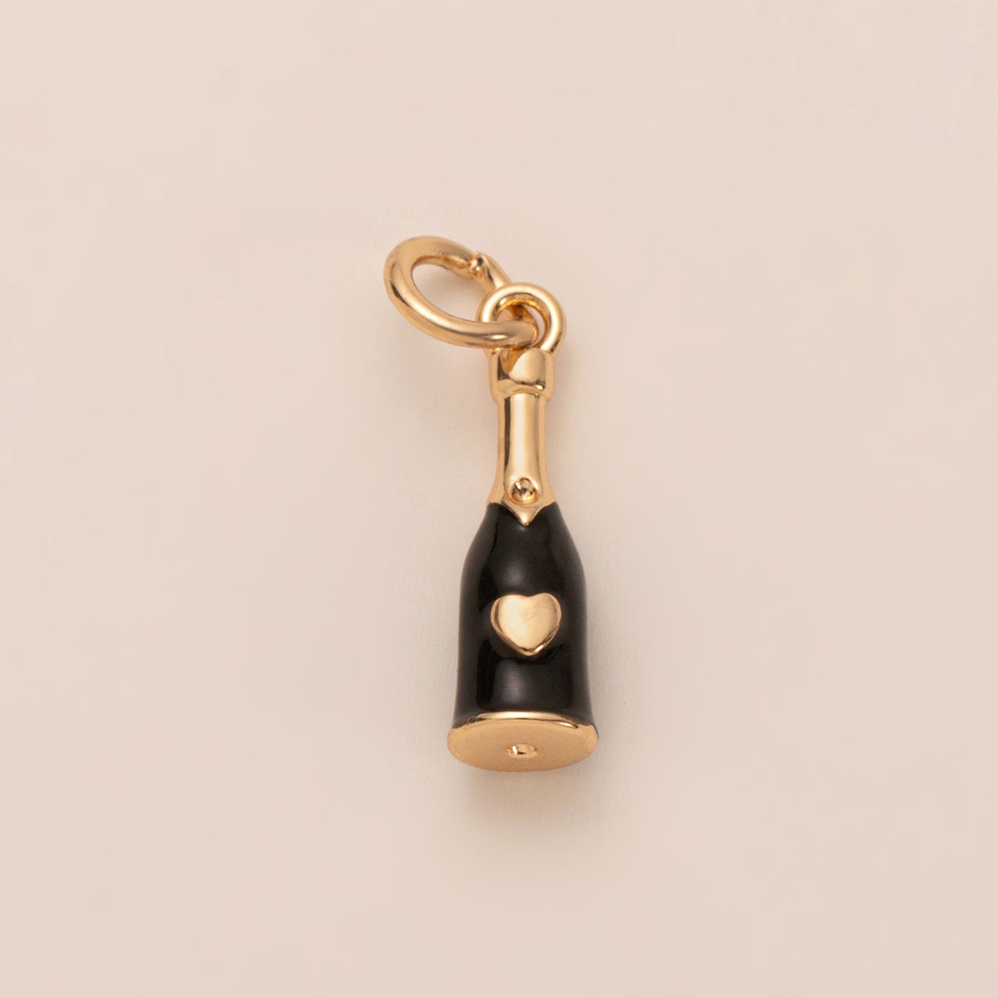 18K Gold Plated Brass Geometric Stainless Steel Pendant with Cubic Zirconia on Ball Chain Charm Bar for Unisex