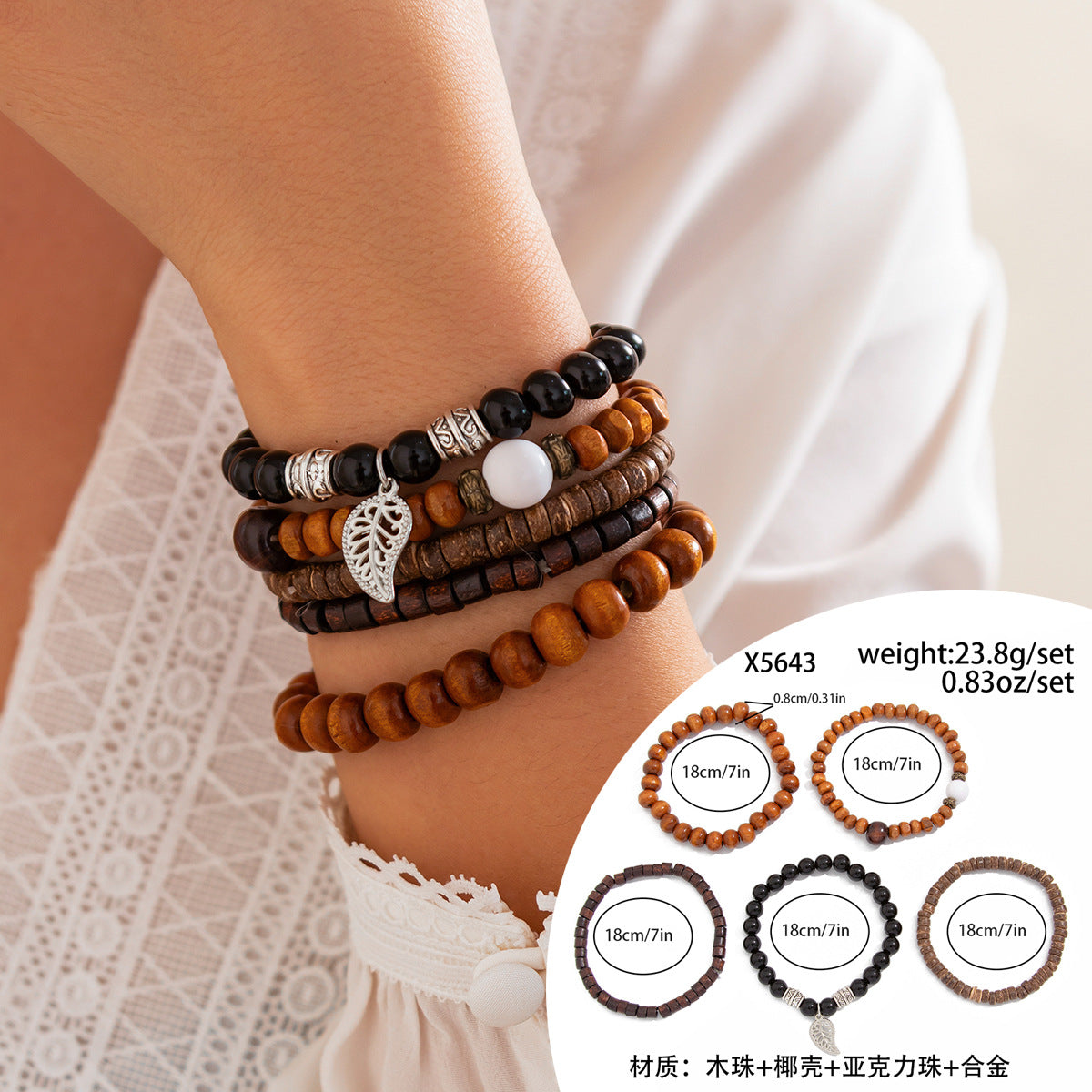 Ethnic Vintage Style Adjustable Beaded Bracelet with Turquoise Beads and Ox Charm in Alloy with Plated Finish
