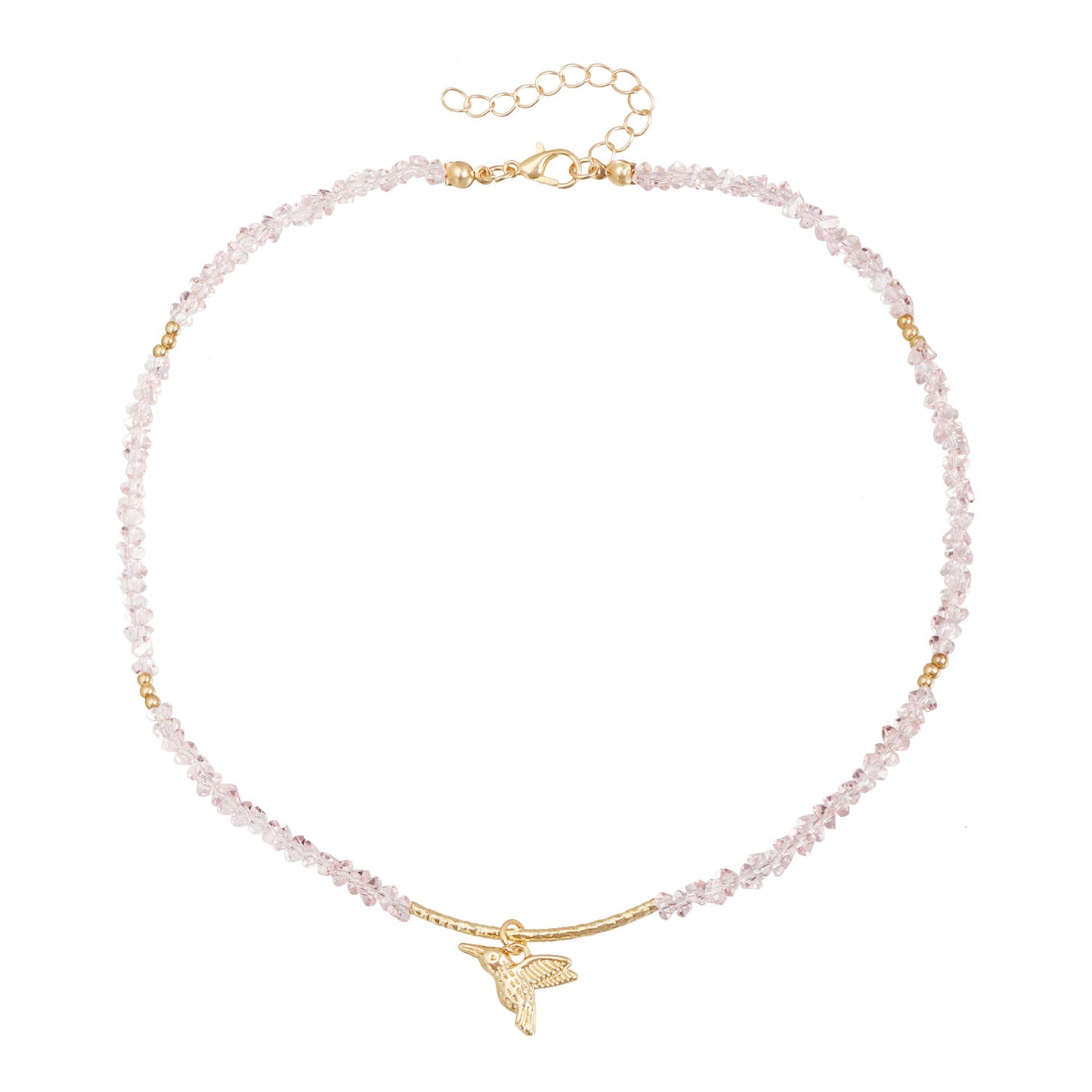 Minimalist Fashionable Bird Pendant Necklace in Alloy with Plated Finish for Women