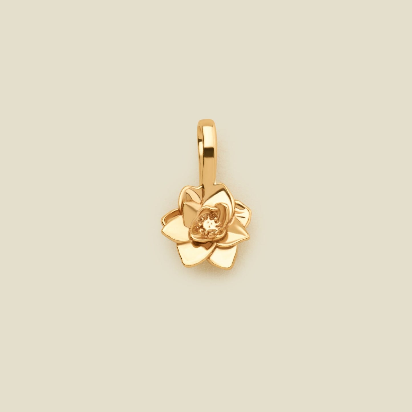 Vintage 18K Gold Plated PVD Stainless Steel December Birthstone Charm Bar