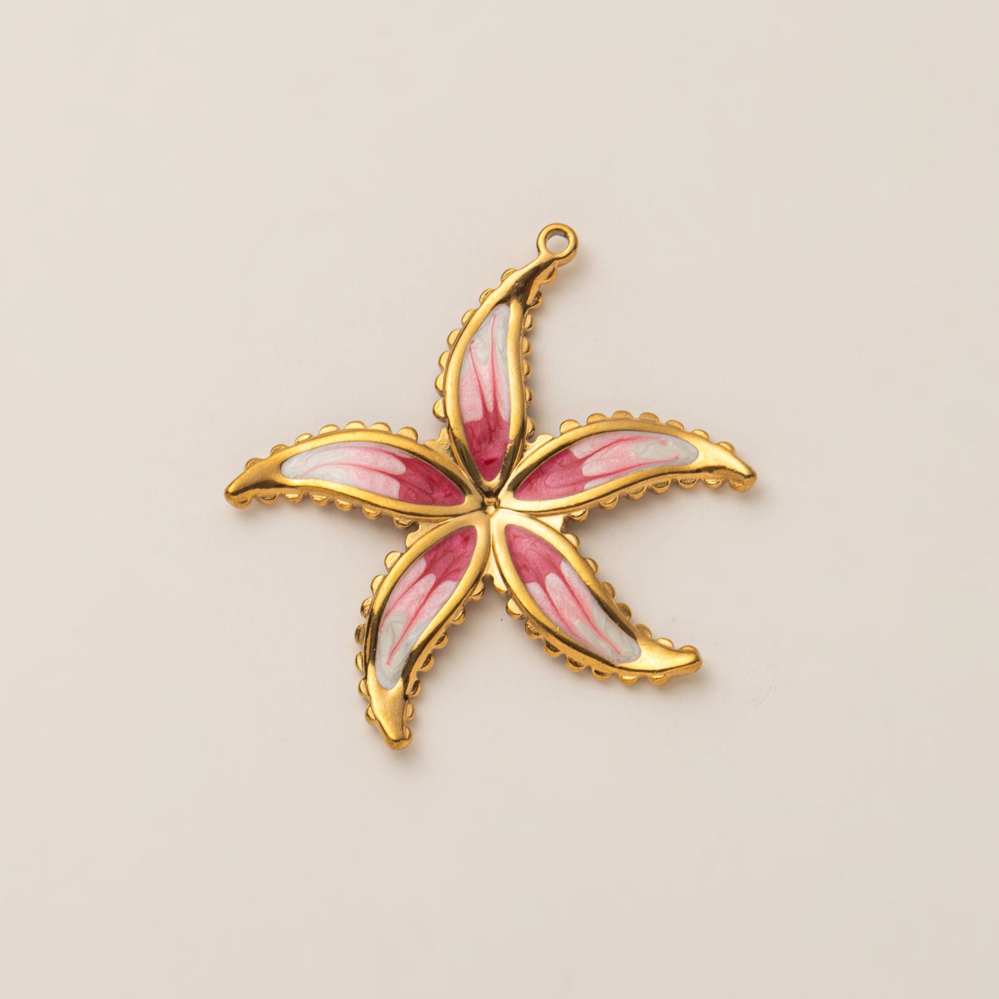 Vintage Geometric Abstract Stainless Steel PVD 18K Gold Plated DIY Charm Bar