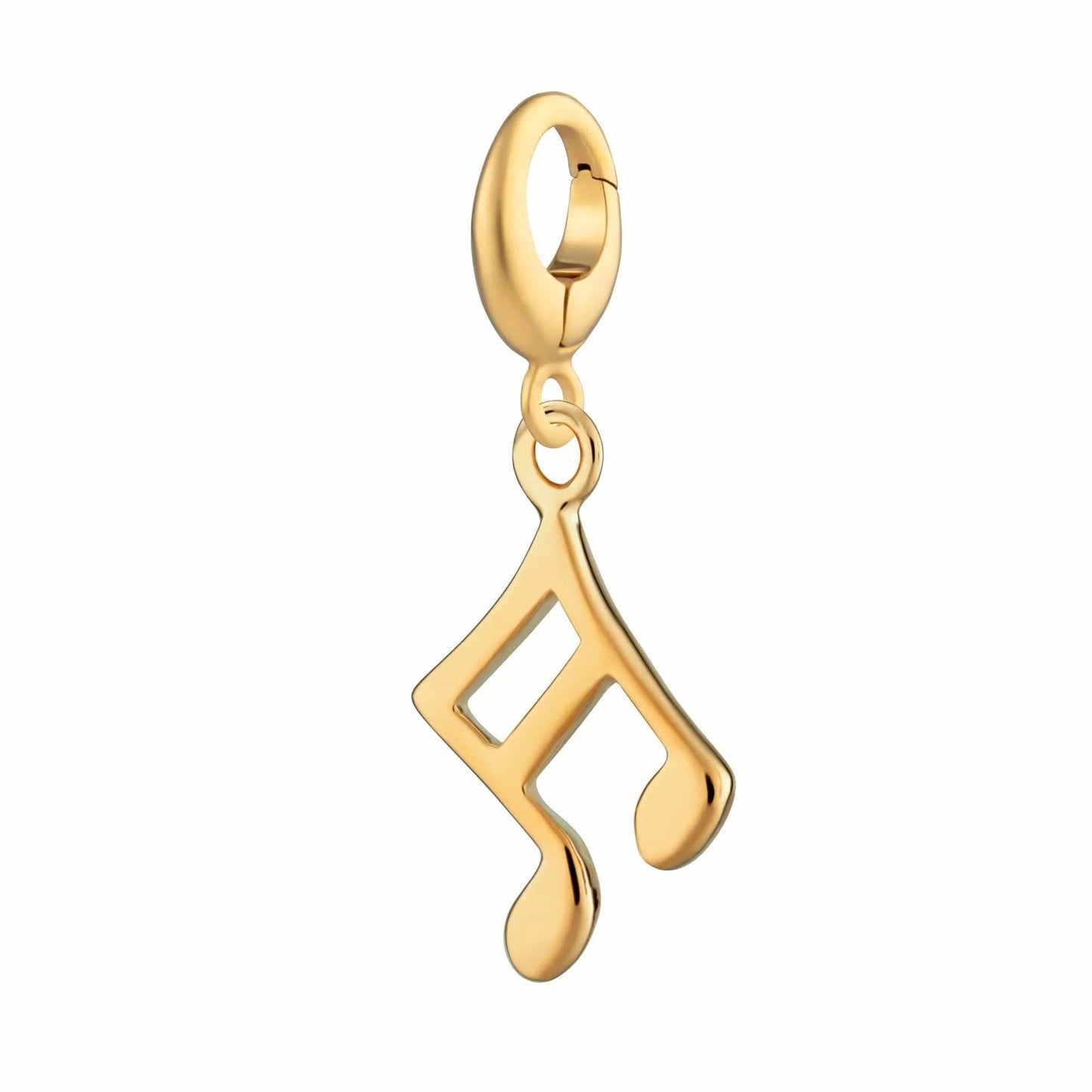 Minimalist Vintage Gold Plated Brass Geometric Charm Bar