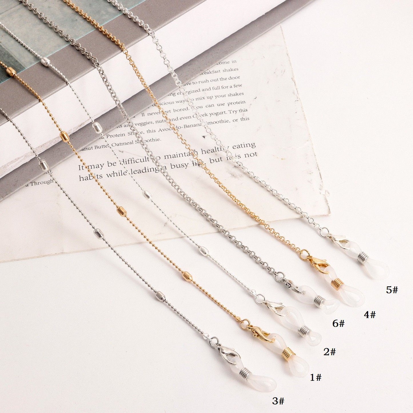 Alloy Glasses Chain and Mask Holder Lanyard