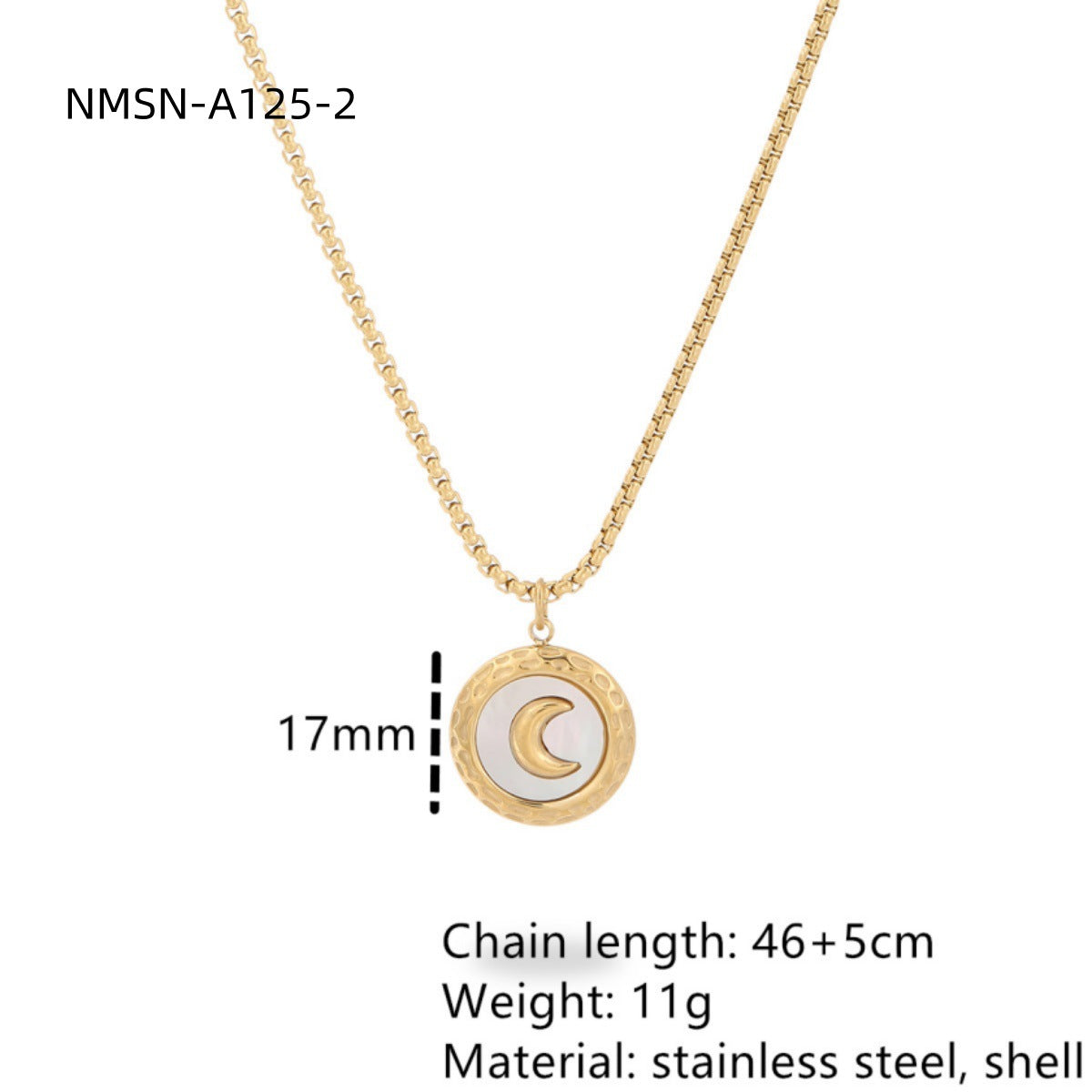 Collar con colgante de acero inoxidable con forma de corazón geométrico con incrustaciones de nácar para mujer, acabado chapado, cadena hasta la clavícula a la moda para la oficina