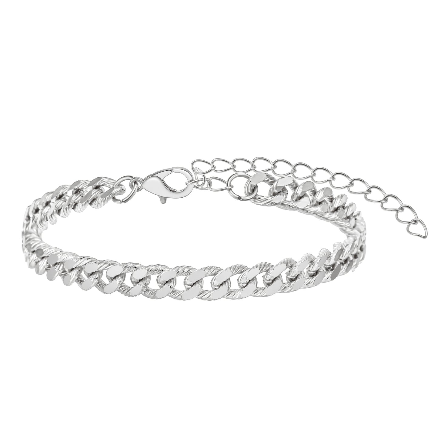 Minimalist Elegant Geometric Alloy Plated Bracelet for Women