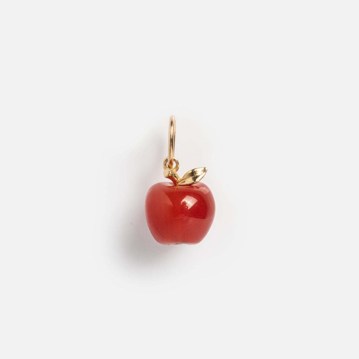Vintage 18K Gold Plated Titanium Steel Fruit Series Charm Bar for DIY Necklace