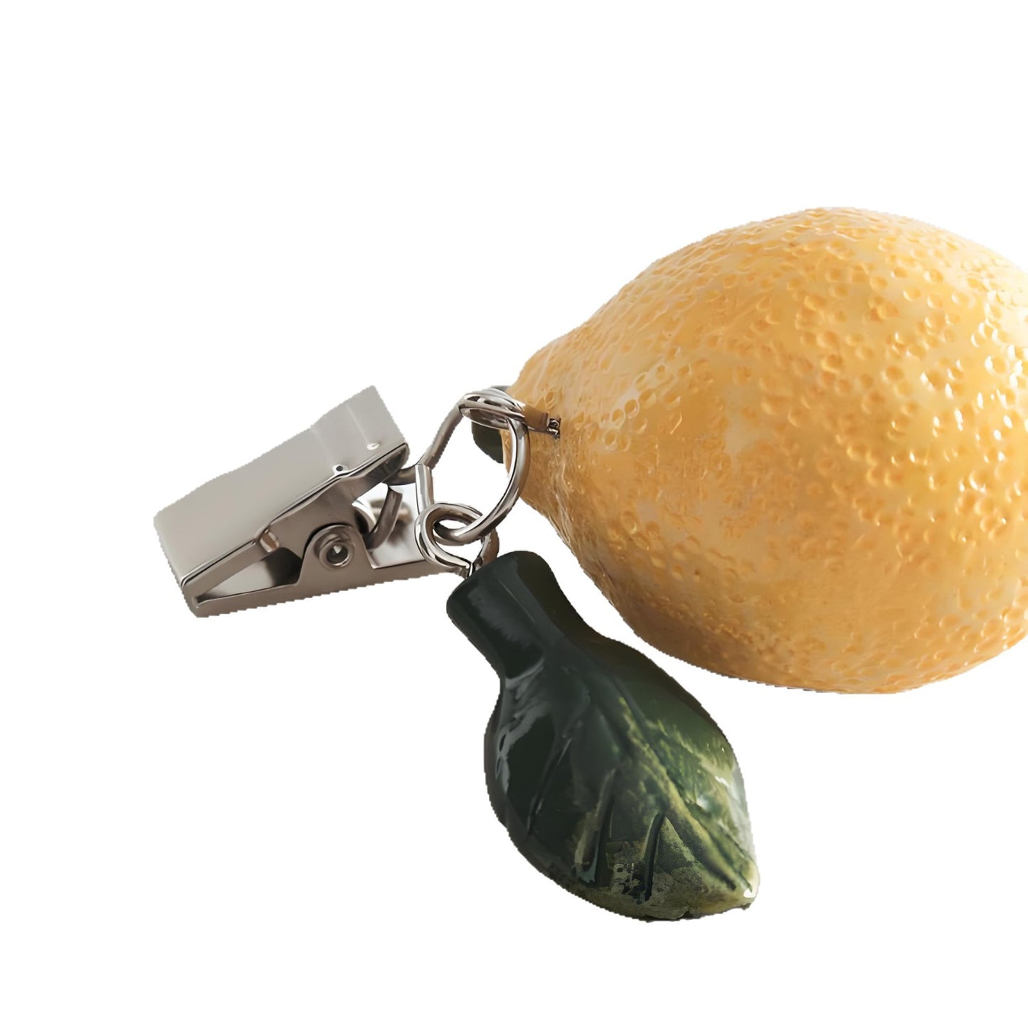 Vintage 18K Gold Plated Stainless Steel Fruit Charm Bar for Women