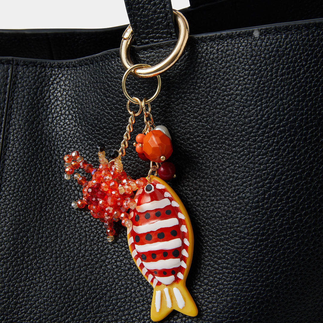 Vintage Minimalist Heart Teardrop Geometric Plated Alloy Bag Charm