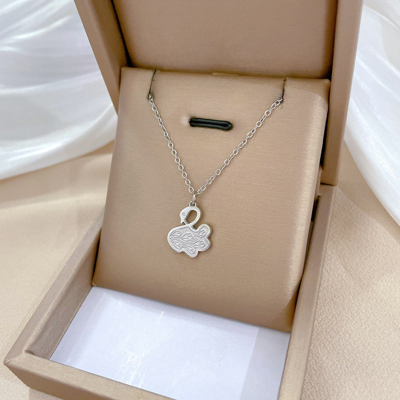 Minimalist Geometric Titanium Steel Plated Necklace for Unisex