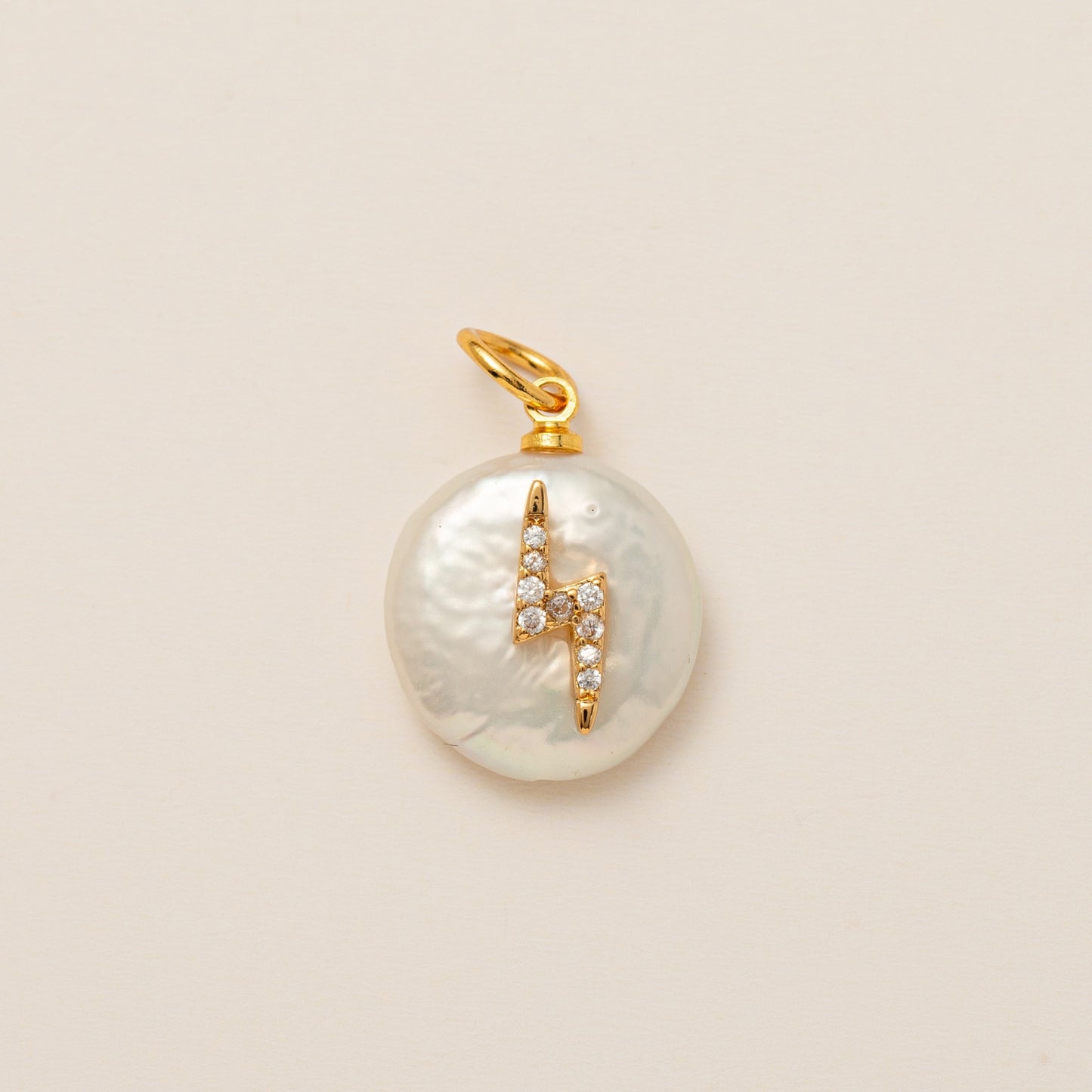 Elegant Minimalist Vintage Oval Geometric Brass Bag Charm with Plated Finish