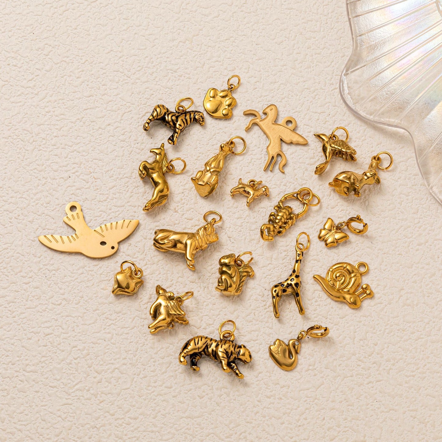 Minimalist Animal Stainless Steel Plated Pendant