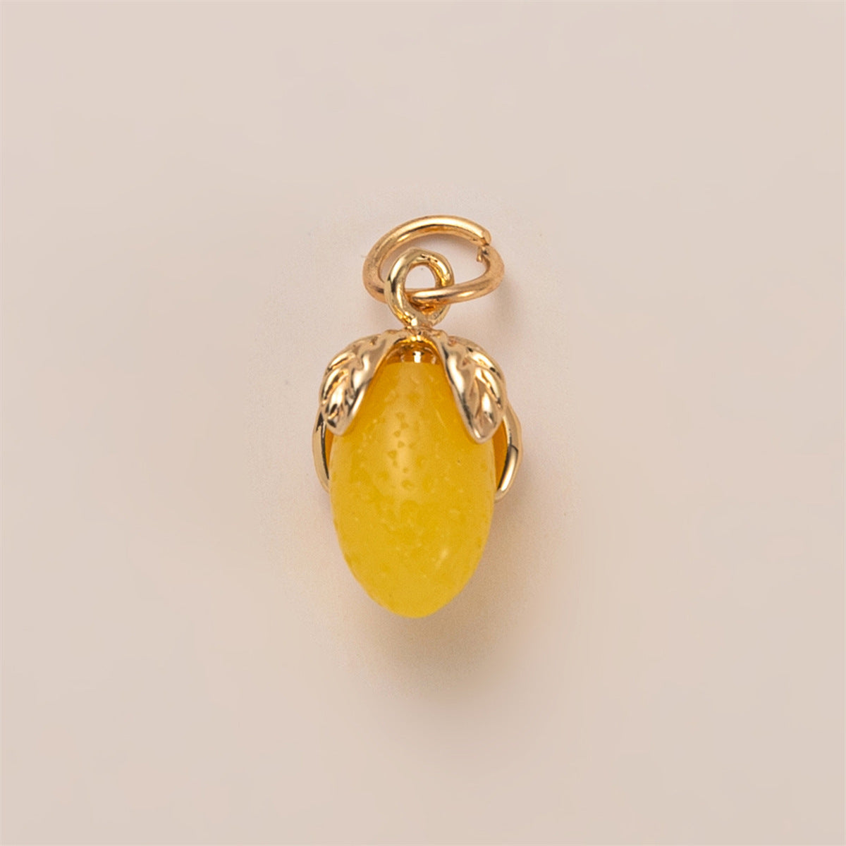 Minimalist PVD Plated Brass Fruit Charm Bar