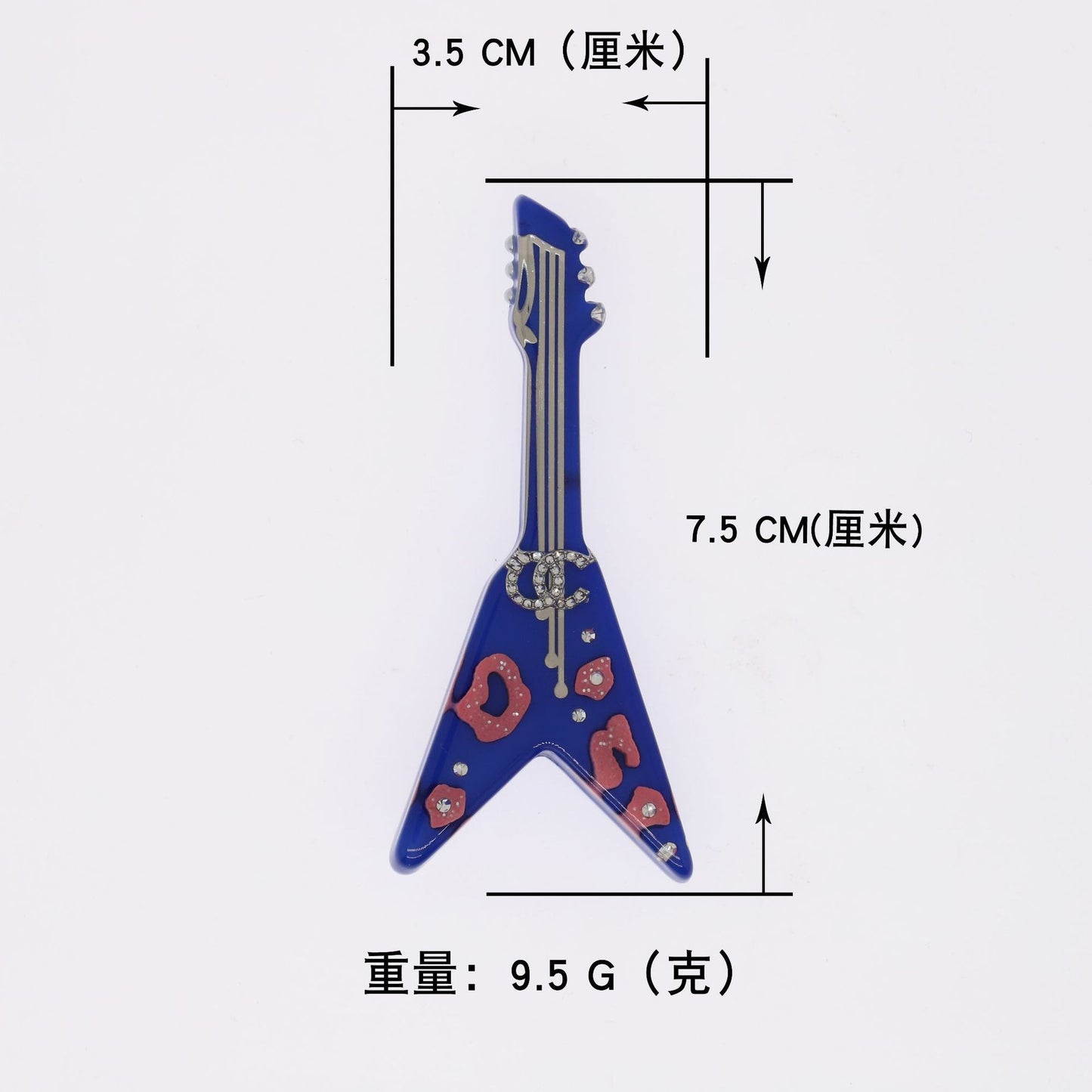 Colorful Enamel Acrylic Cartoon Brooch with Pearl and Rhinestone Inlay for Women