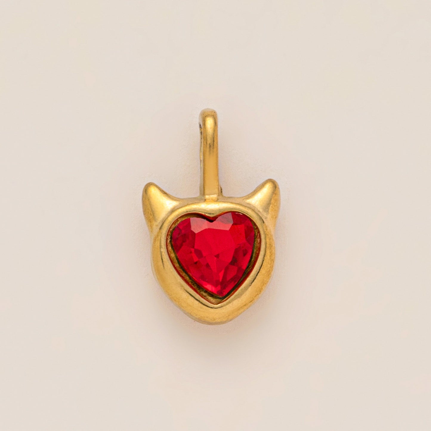 Vintage 18K Gold Plated Stainless Steel Floral Fish Charm Bar