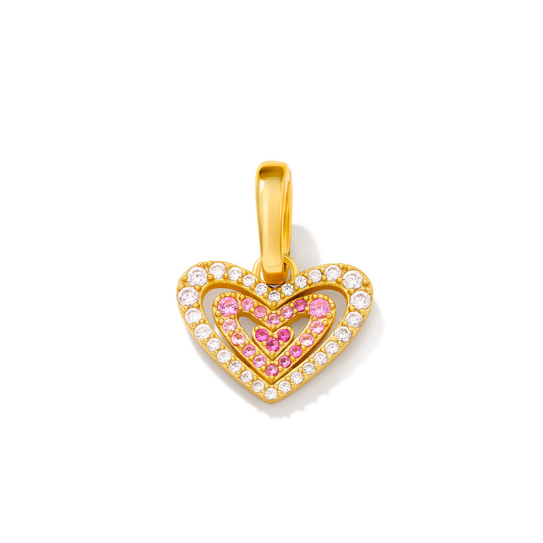 Vintage 18K Gold Plated Stainless Steel Butterfly Charm Bar PVD