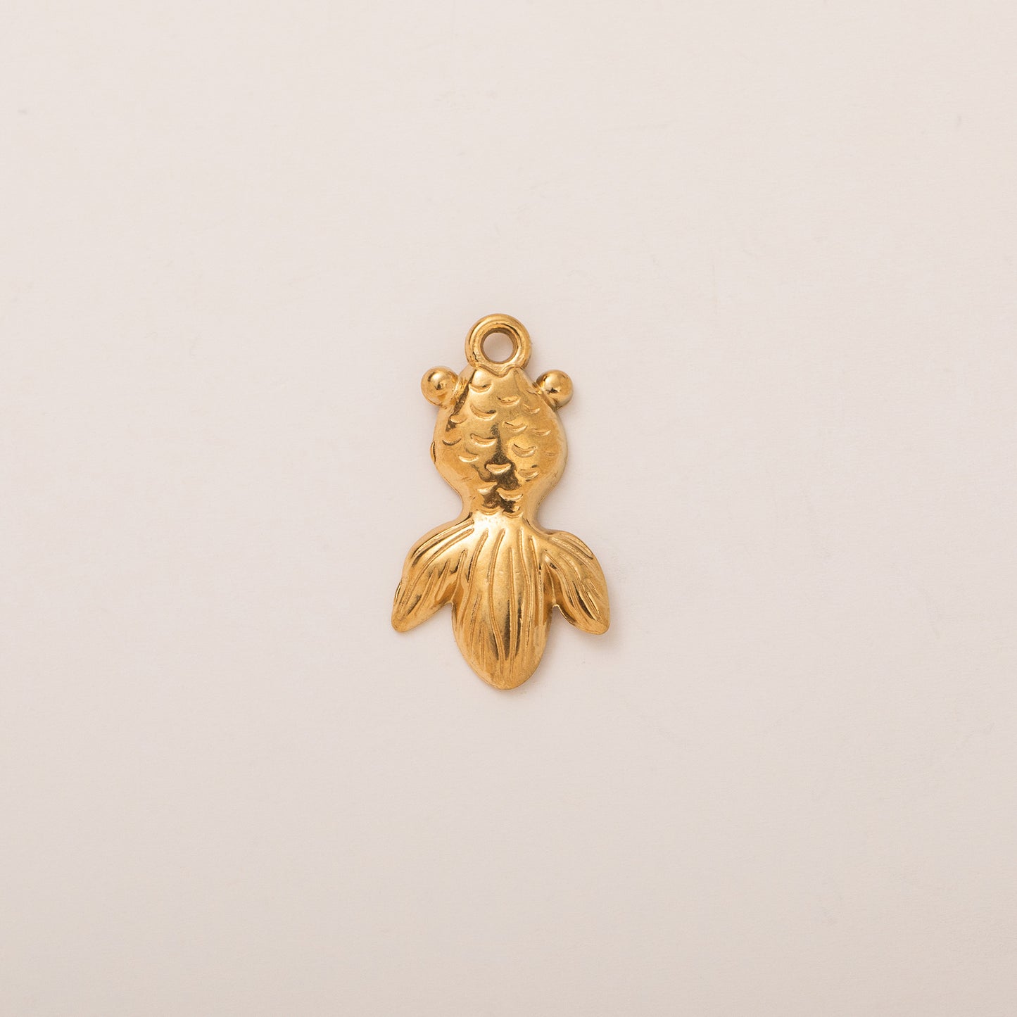 Vintage 18K Gold Plated PVD Stainless Steel Geometric Ocean Series Charm Bar