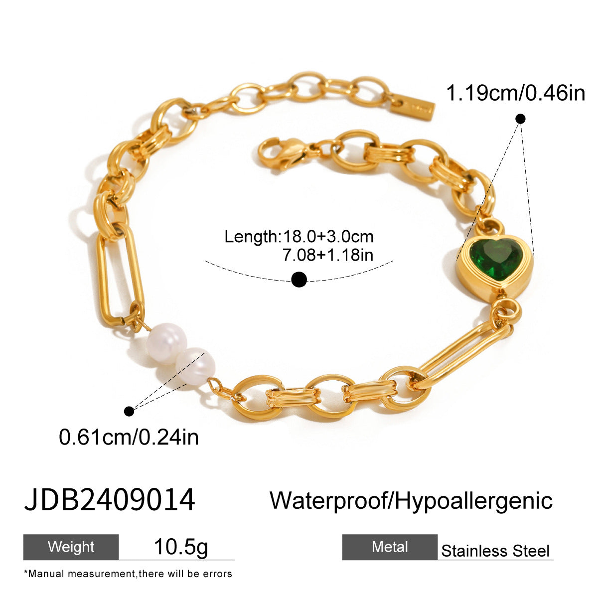 Collana con ciondolo a cuore minimalista in acciaio inossidabile con intarsio in madreperla da donna, finitura placcata, catena clavicola