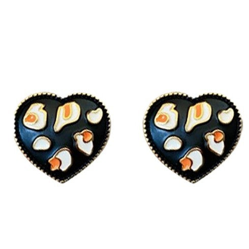 Vintage Geometric Earrings for Women with Copper Base and Electroplated Finish, Minimalist Retro Jewelry