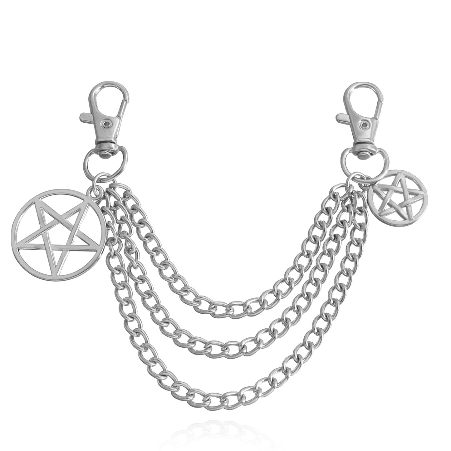 Geometric Star-Shaped Alloy Anklet Chain for Women with Metal Shoe Charm Accent