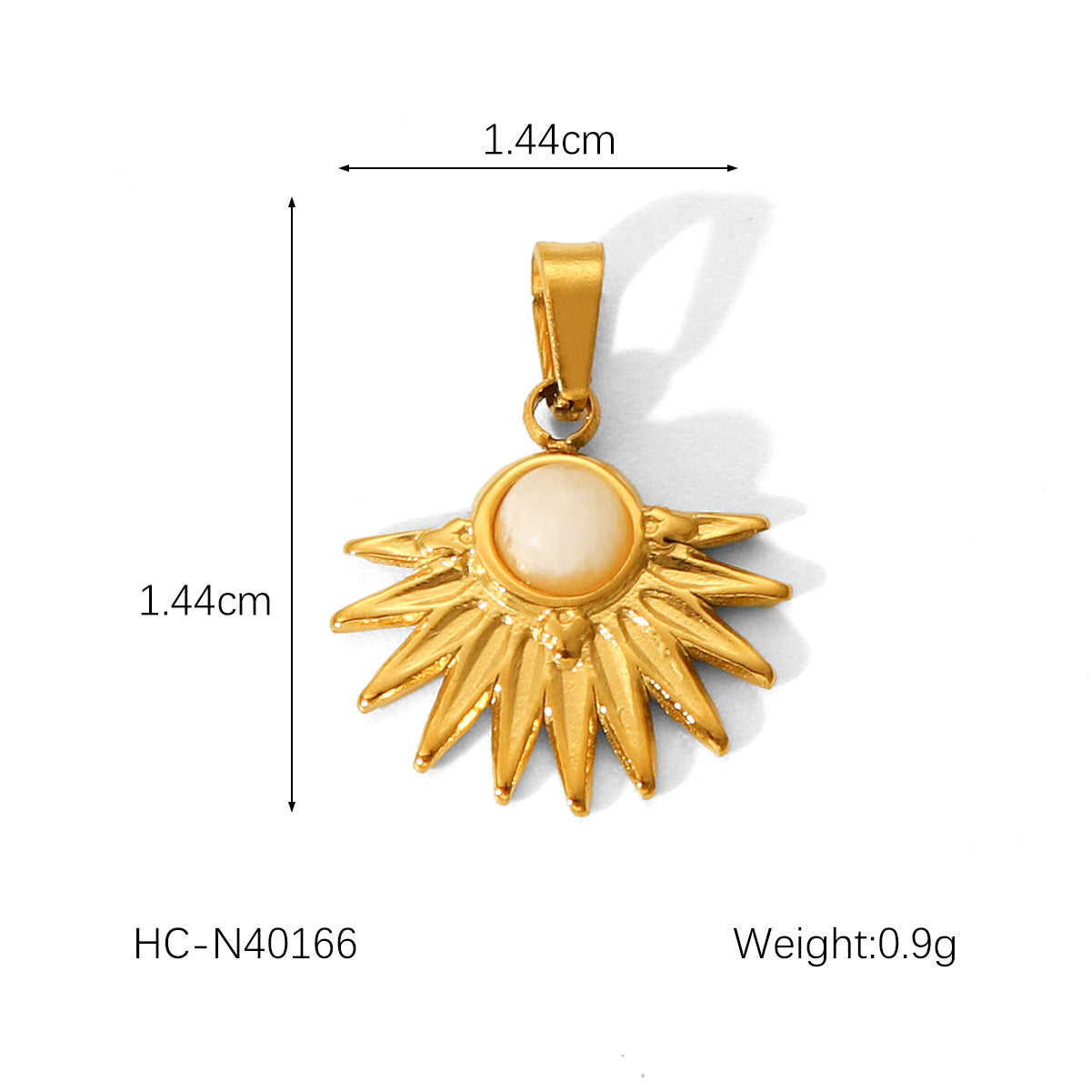Vintage Luxury Geometric Round Oval Titanium Steel Stainless Steel Plated Gemstone Inlay Charm Bar
